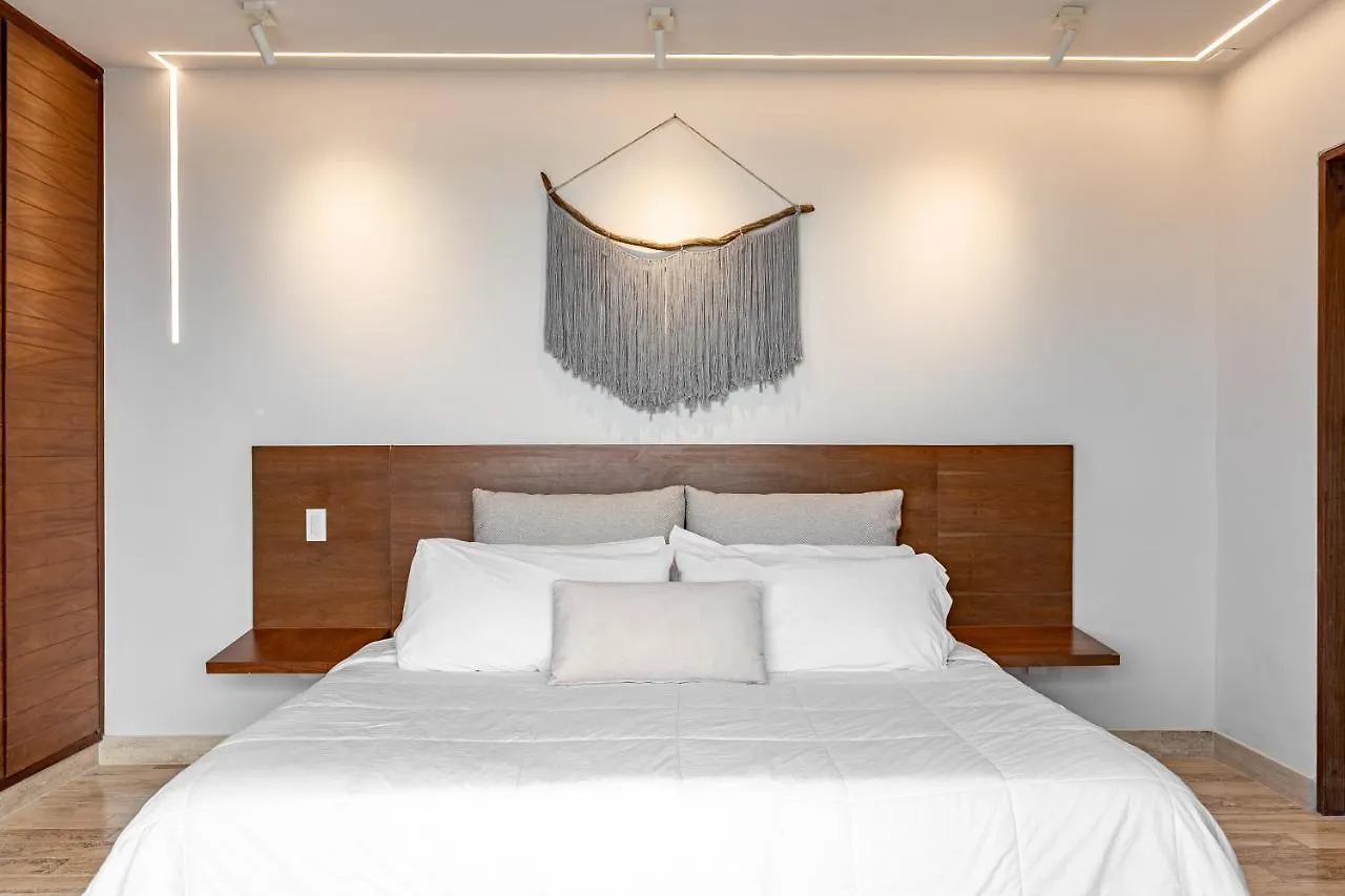 407 Stunning Penthouse Apartment For 2 图卢姆 0*,  墨西哥
